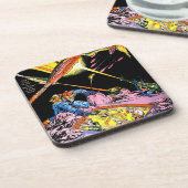 Planet Comics Laser Attack Sci Fi  strips Bier Onderzetter (Linkerzijde)