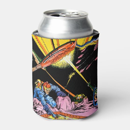 Planet Comics Laser Attack Sci Fi  strips Blikjeskoeler (Blikje Voorkant)