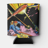 Planet Comics Laser Attack Sci Fi  strips Blikjeskoeler (Voorkant)