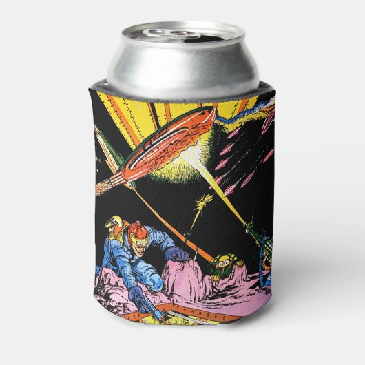 Planet Comics Laser Attack Sci Fi strips Blikjeskoeler (Blikje Achterkant)