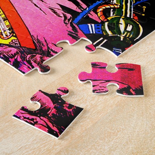 Planet Comics Laser Attack Sci Fi strips Legpuzzel (Zijkant)