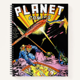 Planet Comics Laser Attack Sci Fi  strips Notitieboek