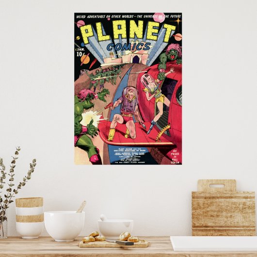 Planet Comics Poster (Keuken)