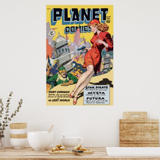 Planet Comics Poster (Keuken)