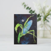 Planet Corn Briefkaart (Staand voorkant)