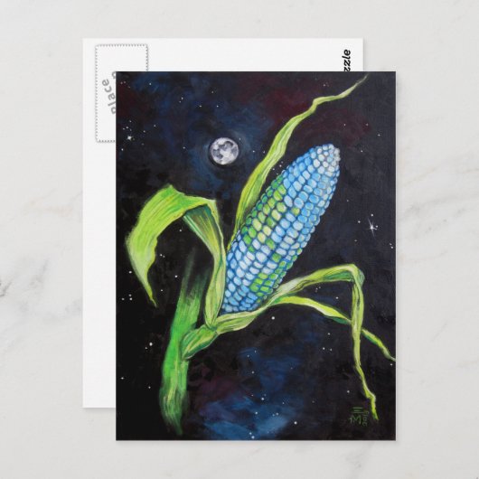 Planet Corn Briefkaart (Voorkant / Achterkant)