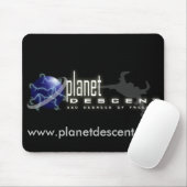 Planet Descent Mousepad Muismat (Met muis)
