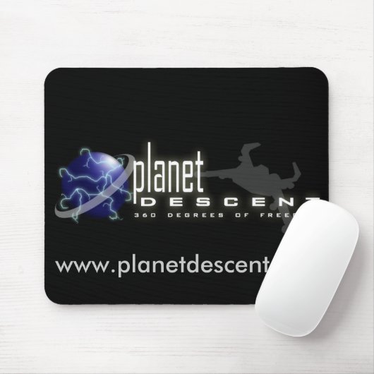 Planet Descent Mousepad Muismat (Met muis)