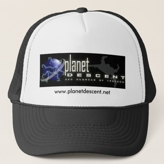 Planet Descet Trucker Hat Trucker Pet (Voorkant)