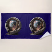 Planet Disco Core - De aarde breekt in de feestmod Strandlaken (Voorkant)