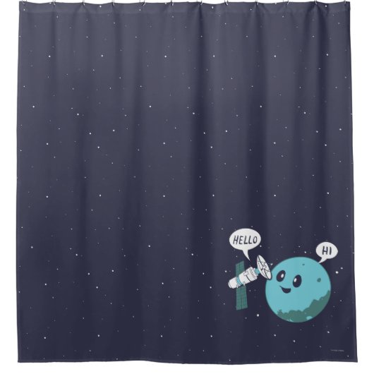 Planet Douchegordijn (Voorkant)