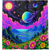 Planet Douchegordijn (Voorkant)