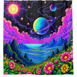 Planet Douchegordijn