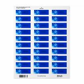 Planet Earth Adresetiketten Etiket (Full Sheet)