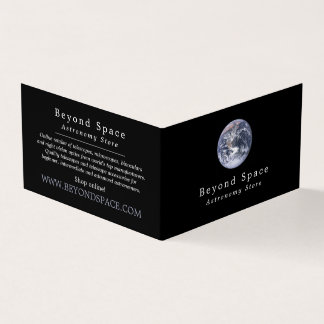 Planet Earth, Astronomeer, Astronomie Store Visitekaartje