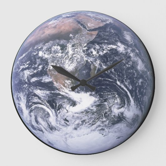 Planet Earth Astronomy-lovers Wall Clock Grote Klok (Voorkant)