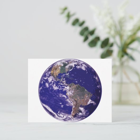 Planet Earth Briefkaart (Staand voorkant)