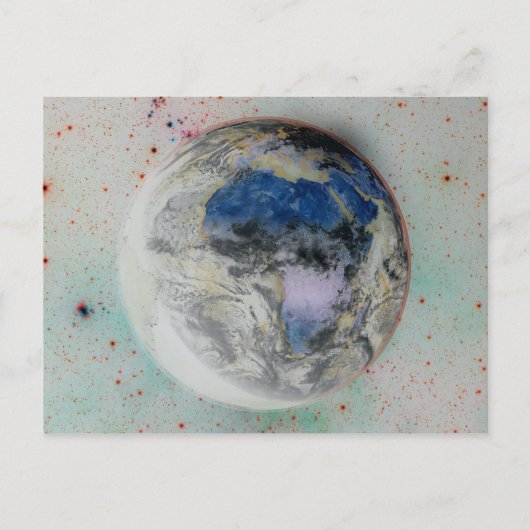 Planet Earth. Briefkaart (Voorkant)