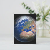 Planet Earth Briefkaart (Staand voorkant)