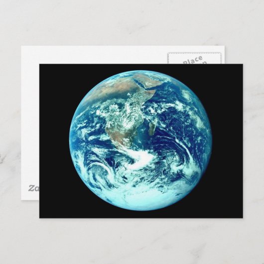 Planet Earth Briefkaart (Voorkant / Achterkant)