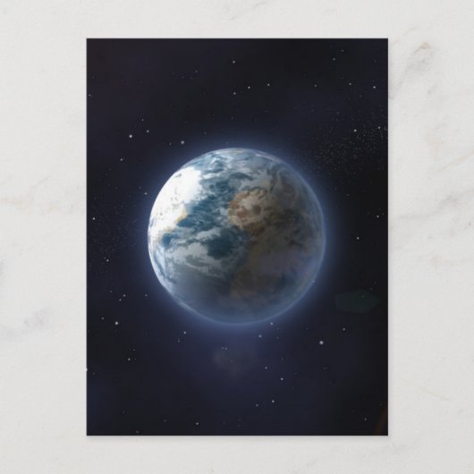 Planet Earth Briefkaart (Voorkant)