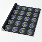 Planet Earth | Cadeaupapier (Uitgerold)