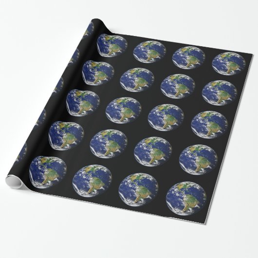 Planet Earth | Cadeaupapier (Uitgerold)