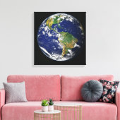 Planet Earth Canvas Afdruk (Insitu (Woonkamer))