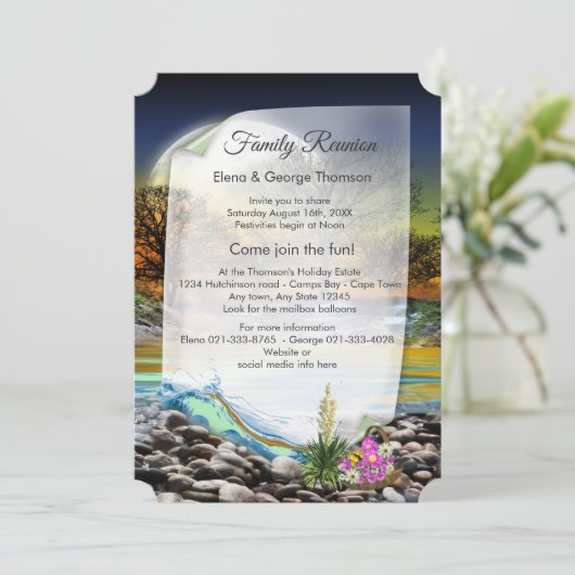 Planet Earth Celebration Kaart (Staand voorkant)