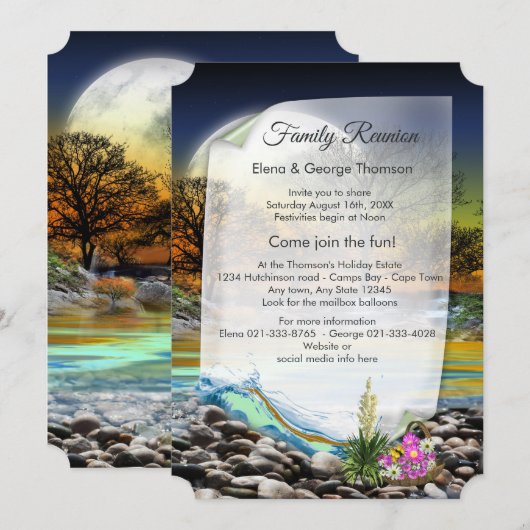 Planet Earth Celebration Kaart (Voorkant / Achterkant)