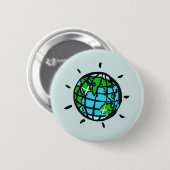 Planet Earth - Conservatie - Earth Day Ronde Button 5,7 Cm (Voorkant /achterkant)