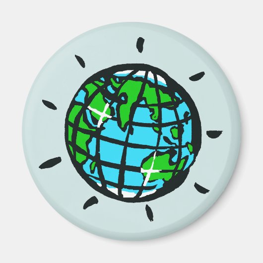 Planet EARTH - Conservatie - Ecologie - Natuur Magneet (Voorkant)