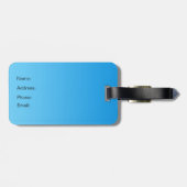 Planet Earth Custom Bagagelabel (Achterkant horizontaal)