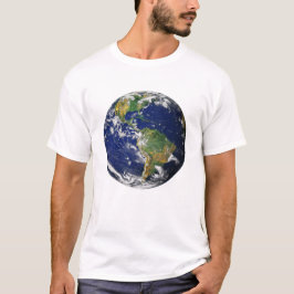 Planet Earth - de blauwe marmer (Amerika's) T-Sh T-shirt
