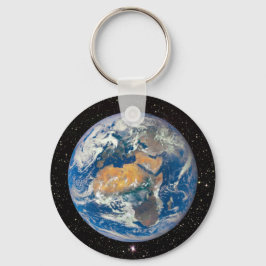 Planet Earth - De blauwe marmer (Europa en Afrika) Sleutelhanger