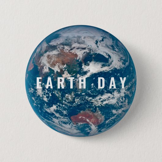 Planet Earth - Earth Day Badge Ronde Button 5,7 Cm (Voorkant)