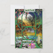 Planet Earth Element RSVP Kaartje (Achterkant)