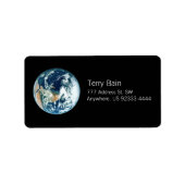 Planet Earth Etiket (Voorkant)