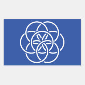 Planet Earth Flag - Sticker (Voorkant)