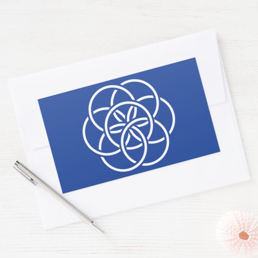 Planet Earth Flag - Sticker (Envelop)