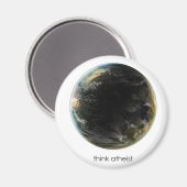 Planet Earth Gear Magneet (Voorkant / Achterkant)