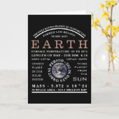 Planet Earth Gedetailleerde astronomie Kaart (Gele Bloem)