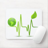 PLANET EARTH HEART MONITOR MUISMAT (Met muis)