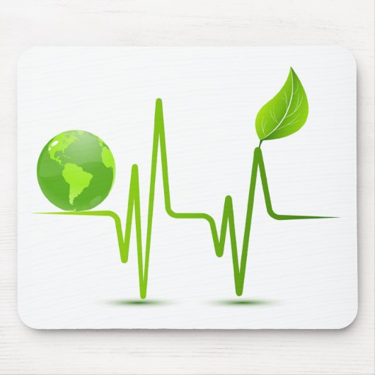 PLANET EARTH HEART MONITOR MUISMAT (Voorkant)