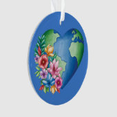 Planet Earth Heart Ornament (voorkant)