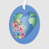 Planet Earth Heart Ornament (voorkant)