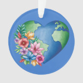 Planet Earth Heart Ornament (voorkant)