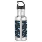 Planet Earth Hydratatie Groen Blauw Hart Waterfles (Achterkant)