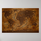 Planet Earth Inversed Poster (Voorkant)