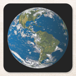 Planet EARTH Kartonnen Onderzetters